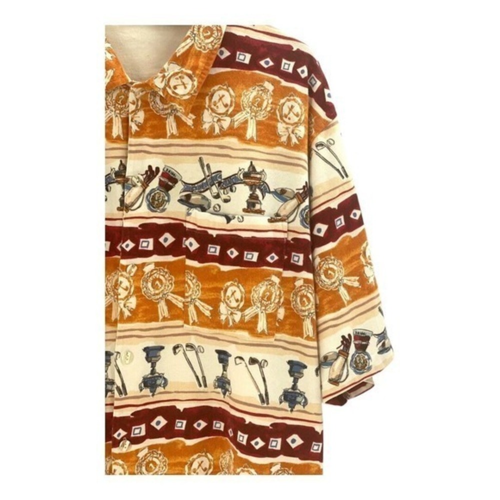 Chip Shot Golf‎ Graphics Shirt Button Soft Cotton Men's XL "The Soul of Golf " - Picture 12 of 15